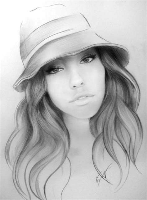 dibujos para dibujar de chicas|Dibujos chica a lapiz